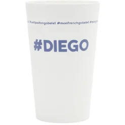 Gobelet plastique prénom #DIEGO 33cl^Gifi