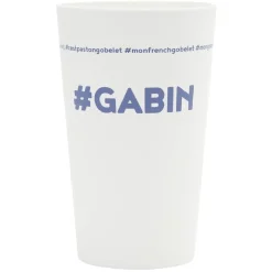 Gobelet plastique prénom #GABIN 33cl^Gifi Hot