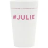 Gobelet plastique prénom #JULIE 33cl^Gifi