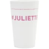 Gobelet plastique prénom #JULIETTE 33cl^Gifi Outlet