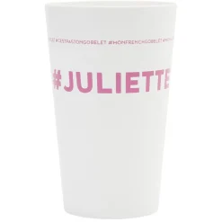 Gobelet plastique prénom #JULIETTE 33cl^Gifi Outlet