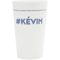 Gobelet plastique prénom #KÉVIN 33cl^Gifi Outlet