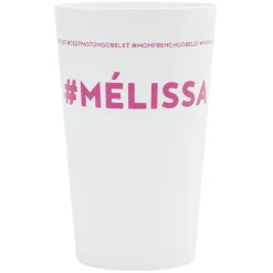 Gobelet plastique prénom #MÉLISSA 33cl^Gifi Online