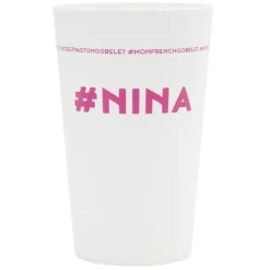 Gobelet plastique prénom #NINA 33cl^Gifi Best
