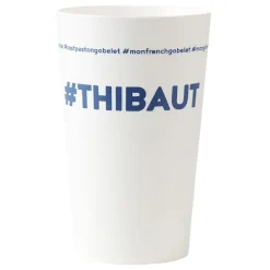 Gobelet plastique prénom #THIBAUT 33 cl^Gifi