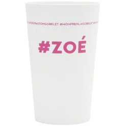 Gobelet plastique prénom #ZOÉ 33cl^Gifi