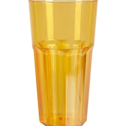 Gobelet plastique rigide orange transparent^Gifi Clearance