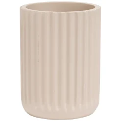 New Gifi Gobelet plastique rose effet rainuré Ø7,5xH10cm