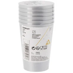Gobelet réutilisable argenté x6^Gifi Hot