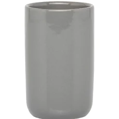 Gifi Gobelet salle de bain céramique gris