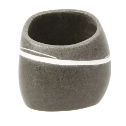 Best Gifi Gobelet salle de bain galet gris