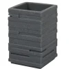 New Gifi Gobelet salle de bain imitation pierre grise