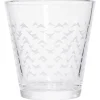Gobelet verre motif triangulaire 25cl - x3^Gifi Clearance