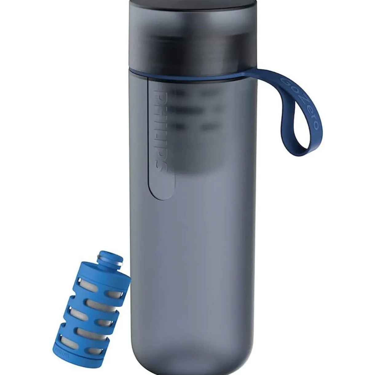 Gourde filtrante Philips GoZero Fitness 590 ml Bleu^Gifi Online