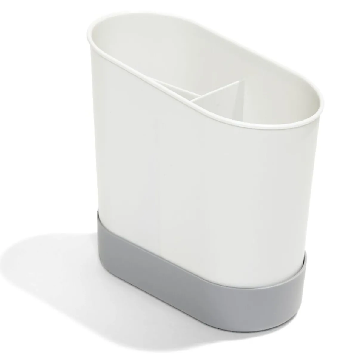 Égouttoir à couverts plastique gris 17,3x17,3xH9,2cm^Gifi Online