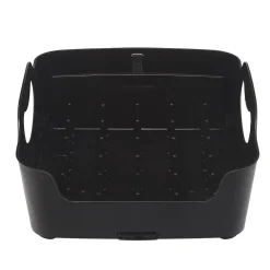 Entretien Du Linge|Gifi Égouttoir à vaisselle 3 compartiments noir