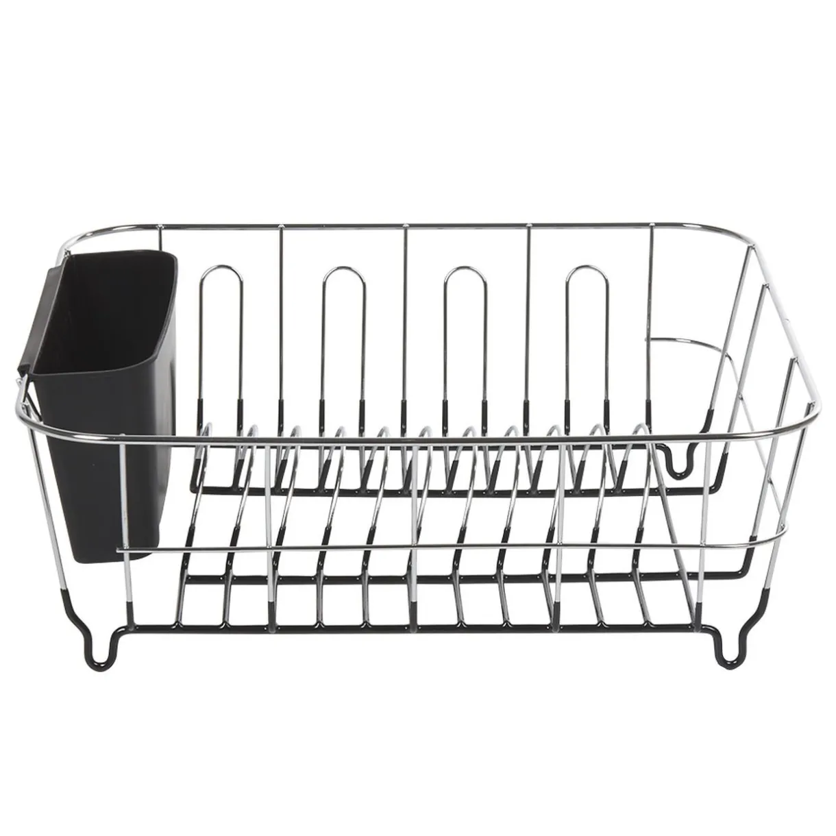 Égouttoir à vaisselle gris et noir^Gifi Discount