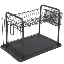 Égouttoir à vaisselle métallique noir^Gifi Clearance