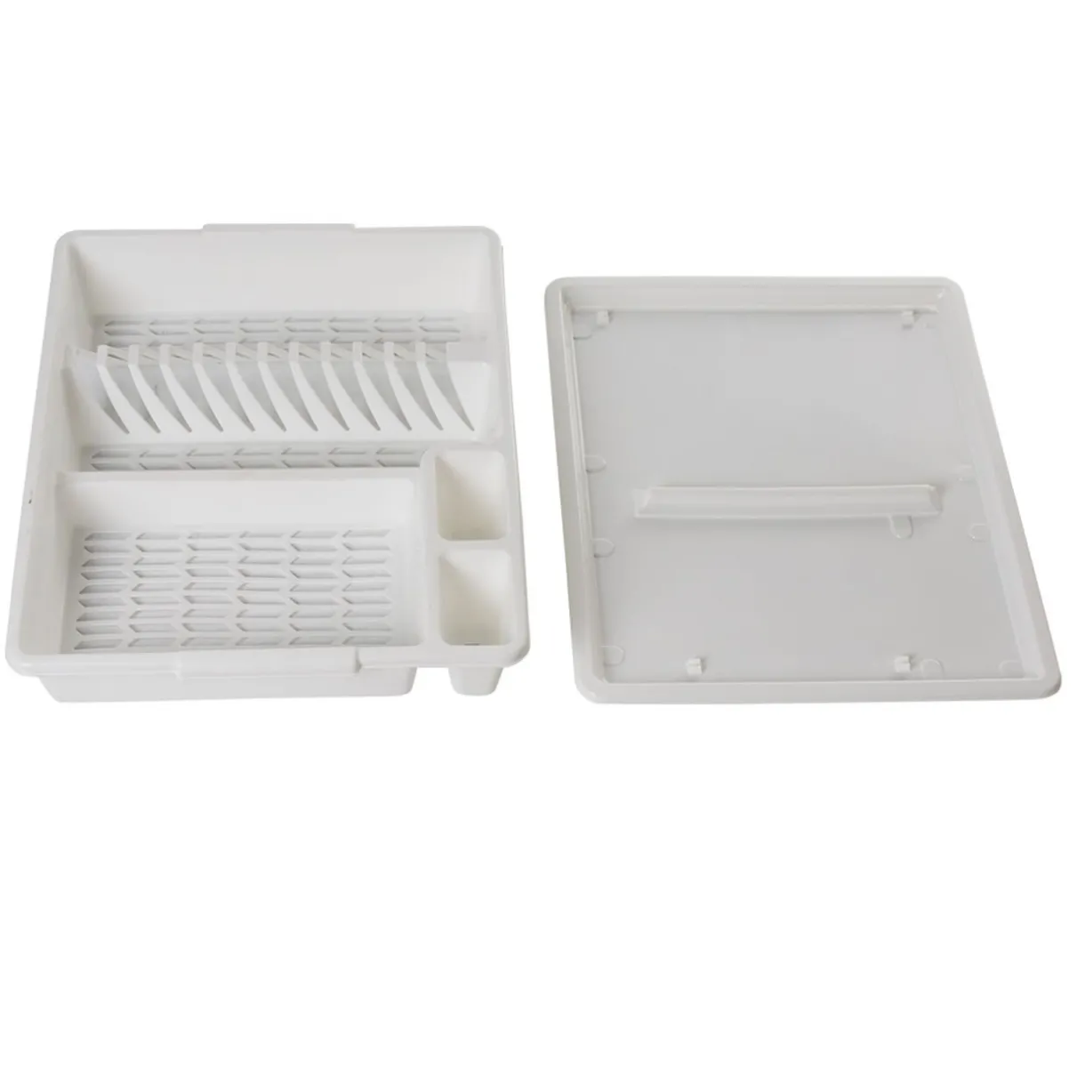 Égouttoir avec plateau blanc^Gifi Outlet