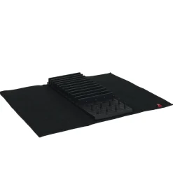 Égouttoir avec tapis pliable noir 11 rangées 12 picots^Gifi Hot