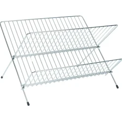 Égouttoir pliable en métal gris 36x31xH22cm^Gifi Best