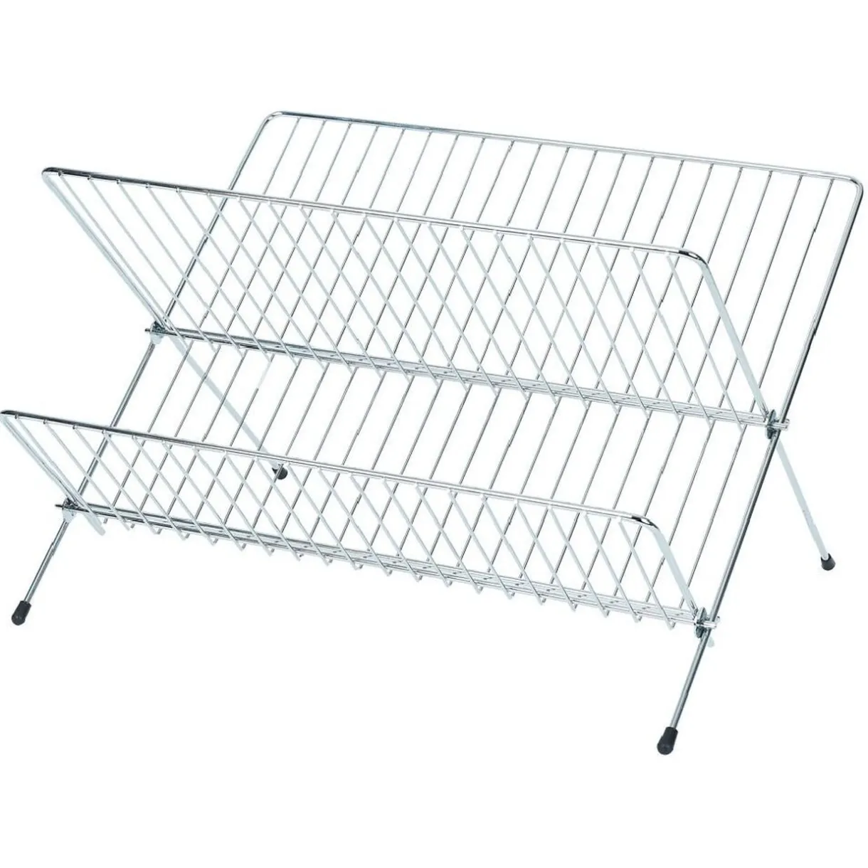 Égouttoir pliable en métal gris 36x31xH22cm^Gifi Best