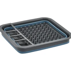 Égouttoir rétractable gris et bleu^Gifi New