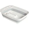 Égouttoir rétractable plastique blanc 45x32,5xH5,5/12cm^Gifi Hot