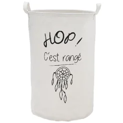 Rangement|Gifi Grande panière en tissus forme tube