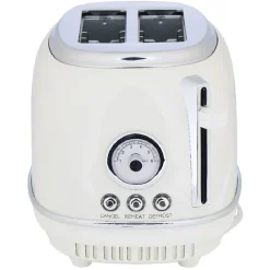 Grille pain Homday retro blanc crème^Gifi Clearance