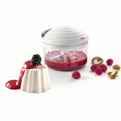 Hachoir manuel multiusage transparent couvercle blanc 500 ml^Gifi Hot