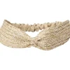 Sale Gifi Headband bandeau d'été style paille beige Ø12cm