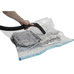 Rangement|Gifi Housse sous vide taille M x2 avec housse de rangement tissus