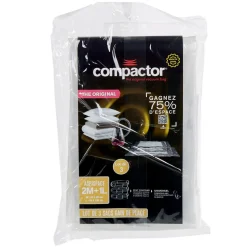 Rangement|Gifi Housse vide air taille M et L lot de 3