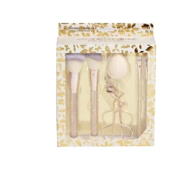 Online Gifi Kit accessoires maquillage 6 pièces beige ou rose - 2 coloris