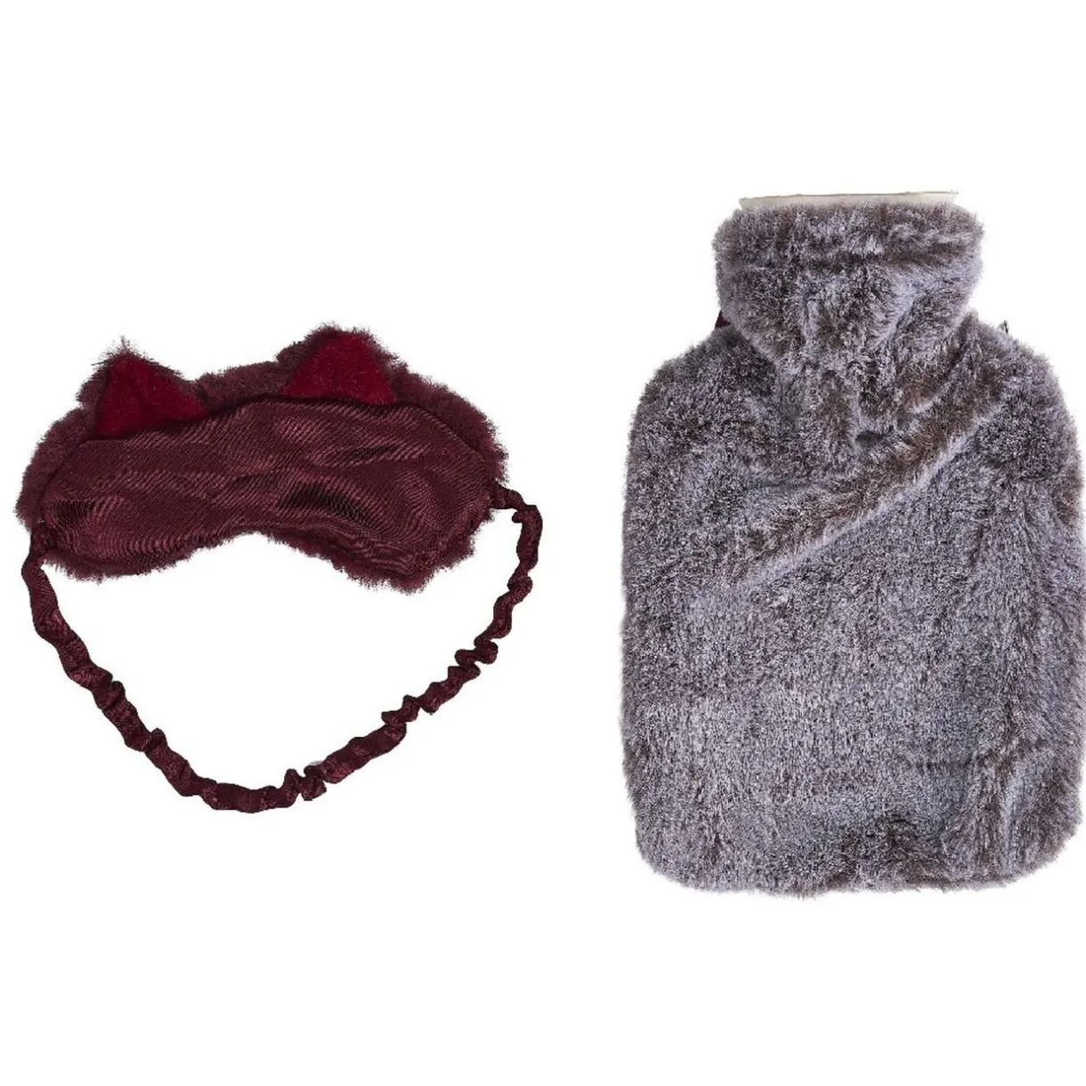 Sale Gifi Kit cocooning bouillotte avec mug et masque