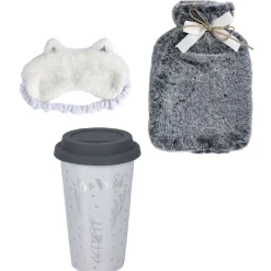 Sale Gifi Kit cocooning bouillotte avec mug et masque