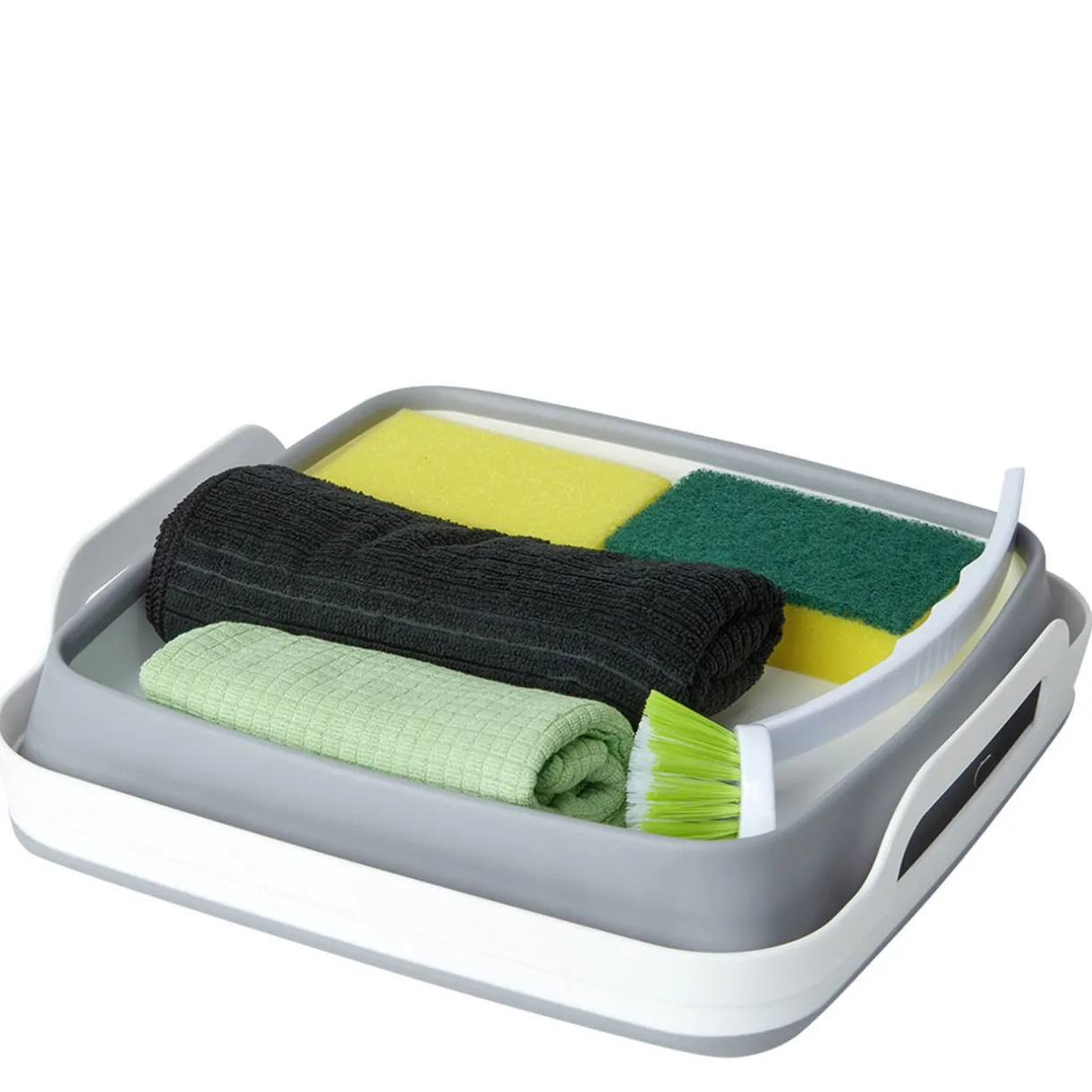 Nettoyage Et Entretien|Gifi Kit de ménage bassine brosse chiffons éponges