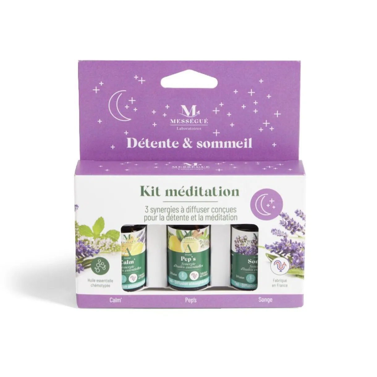 Outlet Gifi Kit huiles essentielles méditation x3