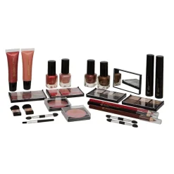 Best Gifi Kit vanity cosmétique transparent et gris