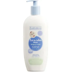 New Gifi Lait de toilette bébé Evoluderm 500 ml