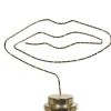 Clearance Gifi Lampe déco torsadé forme bouche fer