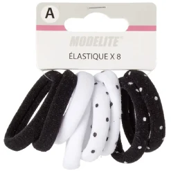 Clearance Gifi Élastique en mousse noir et blanc x8