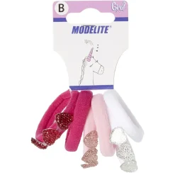 Sale Gifi Élastique enfant mousse coeur strass x6