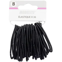 Clearance Gifi Élastique fin sans métal noir x36