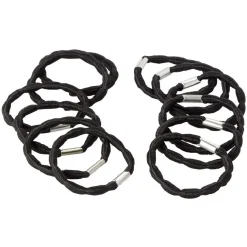 Clearance Gifi Élastique latex ondulé noir x12