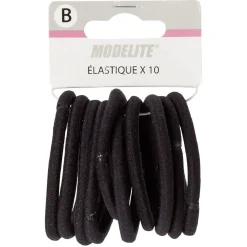 Outlet Gifi Élastique sans métal noir épais x10