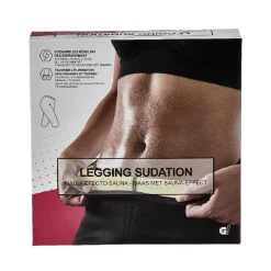 Best Gifi Legging de sudation fitness noir et jaune