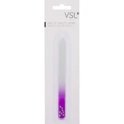 Best Gifi Lime à ongles en verre avec strass