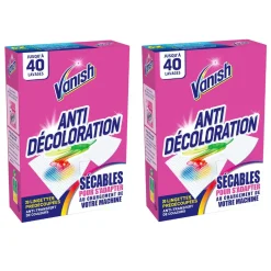 Entretien Du Linge|Gifi Lingette antidécoloration Vanish 80 lavages